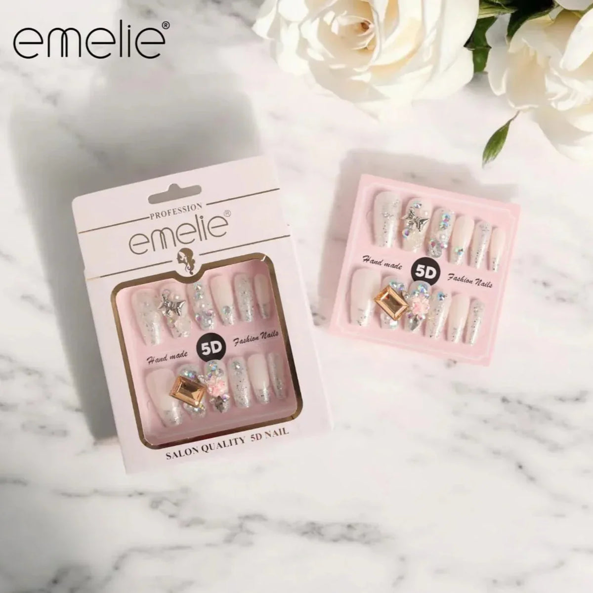 Emelie 5D Salon Quality Nails - Buy Online in Pakistan at Cosmia.pk