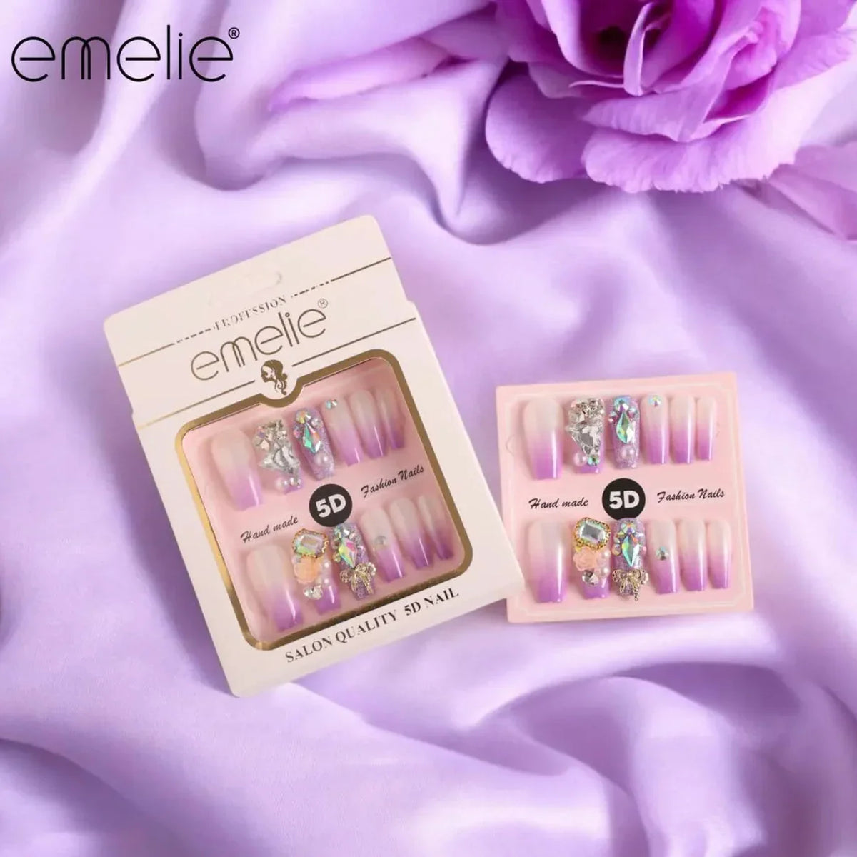 Emelie 5D Salon Quality Nails - Buy Online in Pakistan at Cosmia.pk