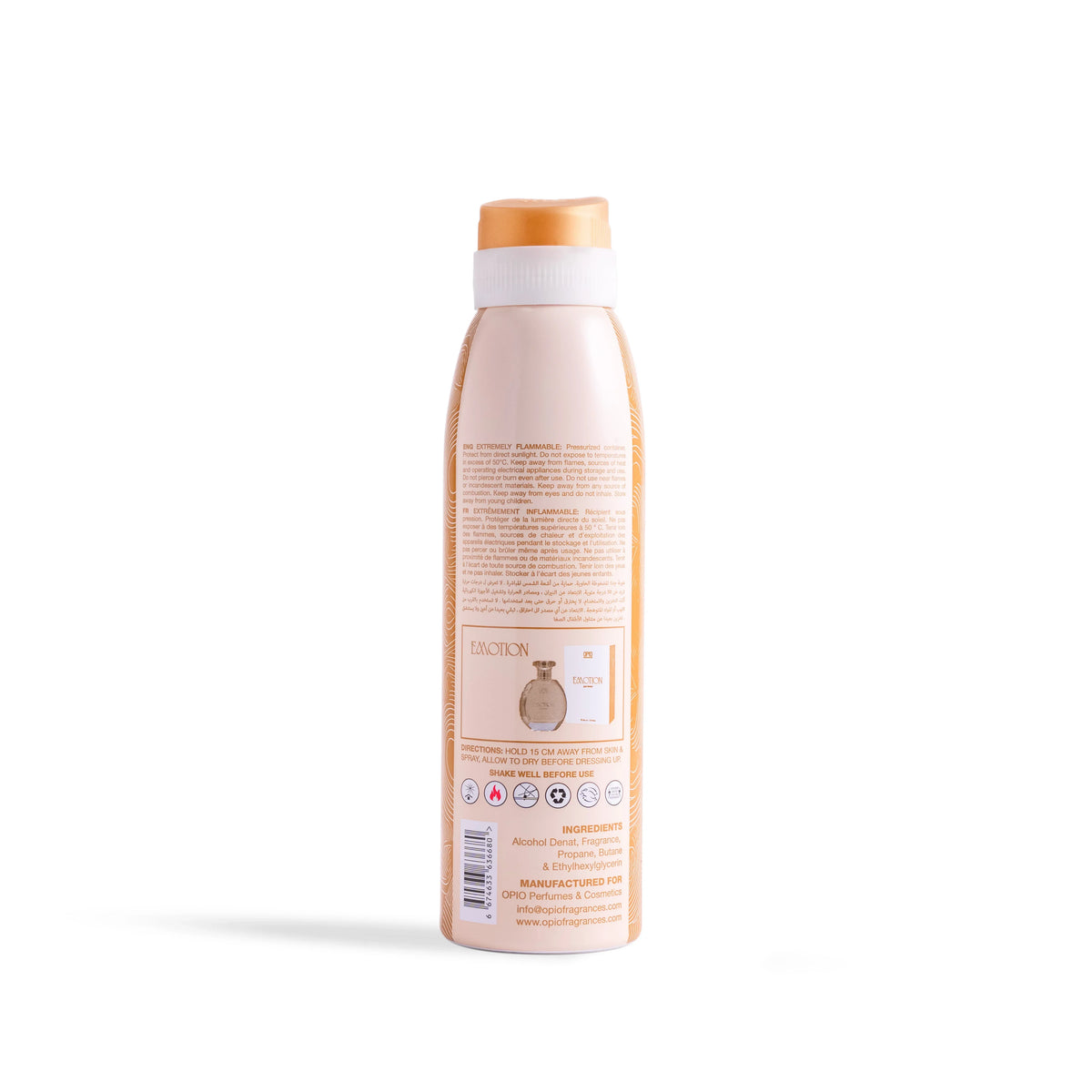 Opio Emotion Pour Femme Deodorant Body Spray 200ml - Buy Online in Pakistan at Cosmia.pk