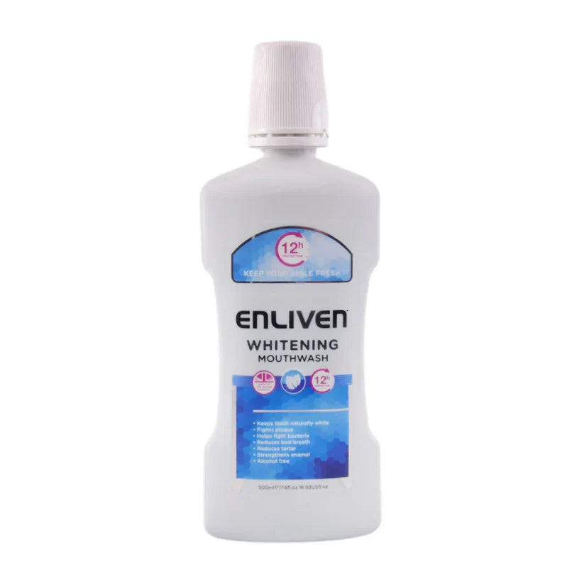 Enliven Whitening Mouthwash - 500ml - Buy Online in Pakistan at Cosmia.pk