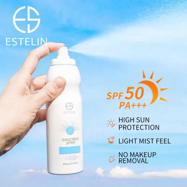 Estelin - Ultra Light Hydrating Invisible Sunscreen Spray Spf 50 Pa+++ - 180g - Buy Online in Pakistan at Cosmia.pk