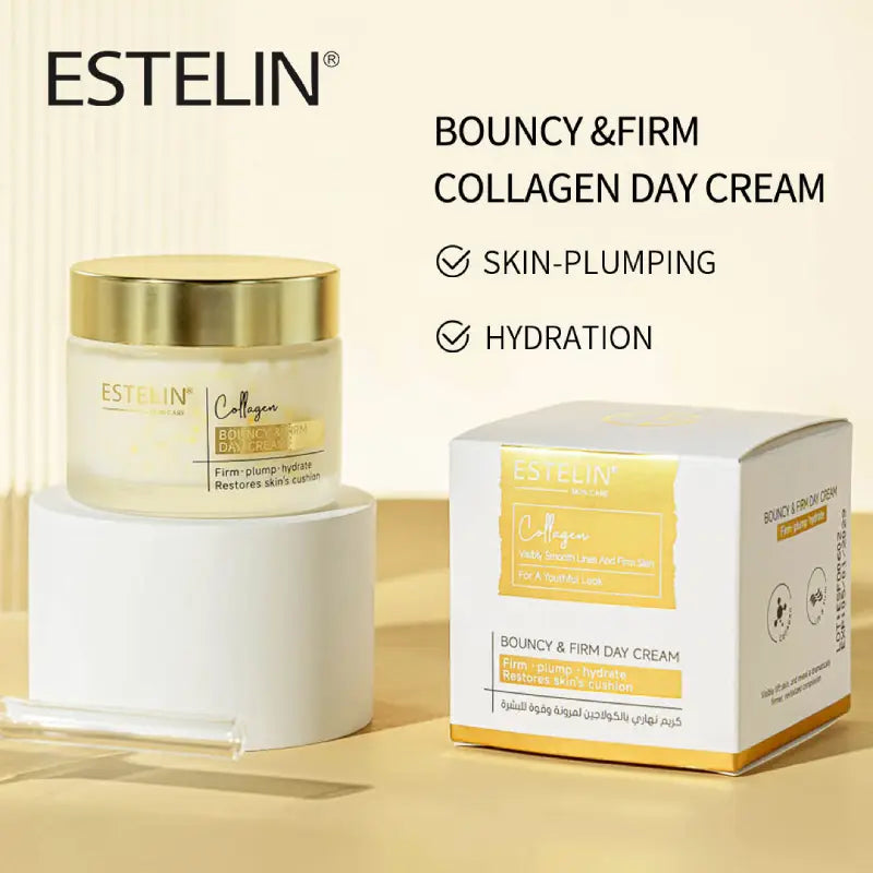 Estelin Collagen Bouncy & Firm Day Cream - 50g - Buy Online in Pakistan at Cosmia.pk