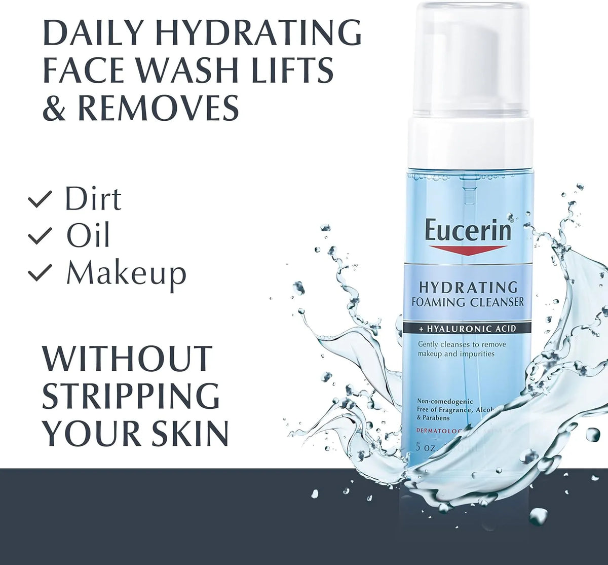 Eucerin Hydrating Foaming Cleanser 150ml - Buy Online in Pakistan at Cosmia.pk