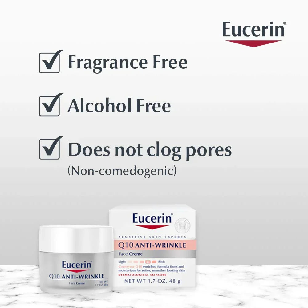 Eucerin Q10 Anti-Wrinkle Face Cream - 48g - Buy Online in Pakistan at Cosmia.pk