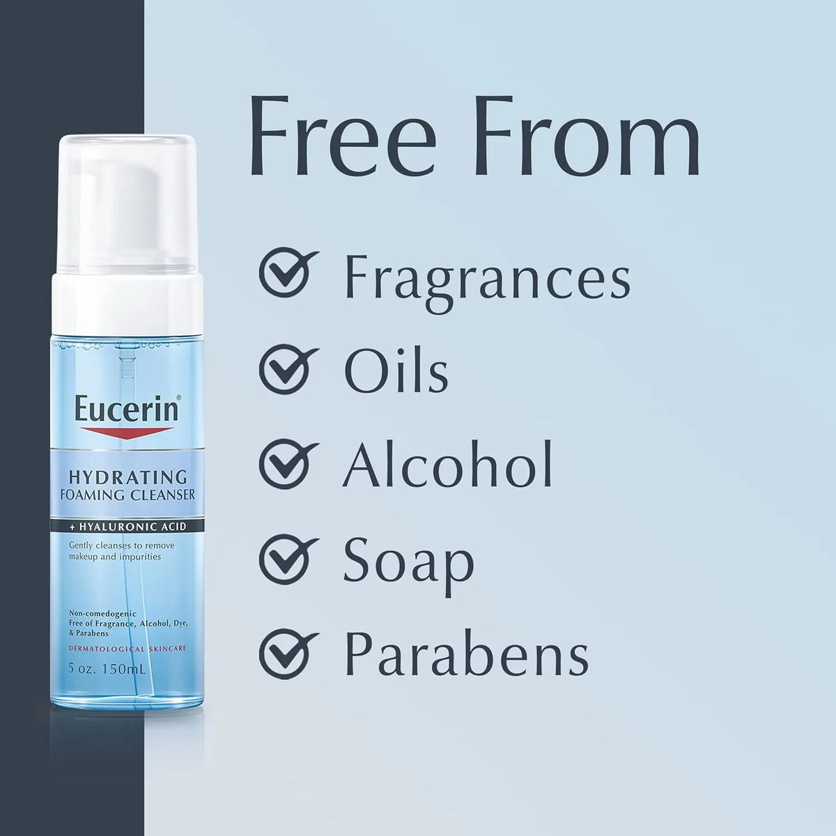 Eucerin Hydrating Foaming Cleanser 150ml - Buy Online in Pakistan at Cosmia.pk