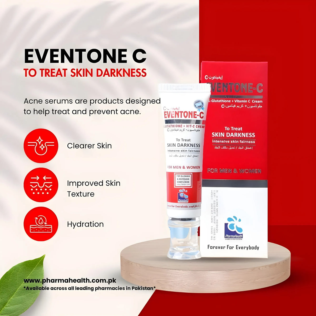 Eventone-C L-Glutathione + Vitamin C Skin Darkness Treatment Cream - Buy Online in Pakistan at Cosmia.pk