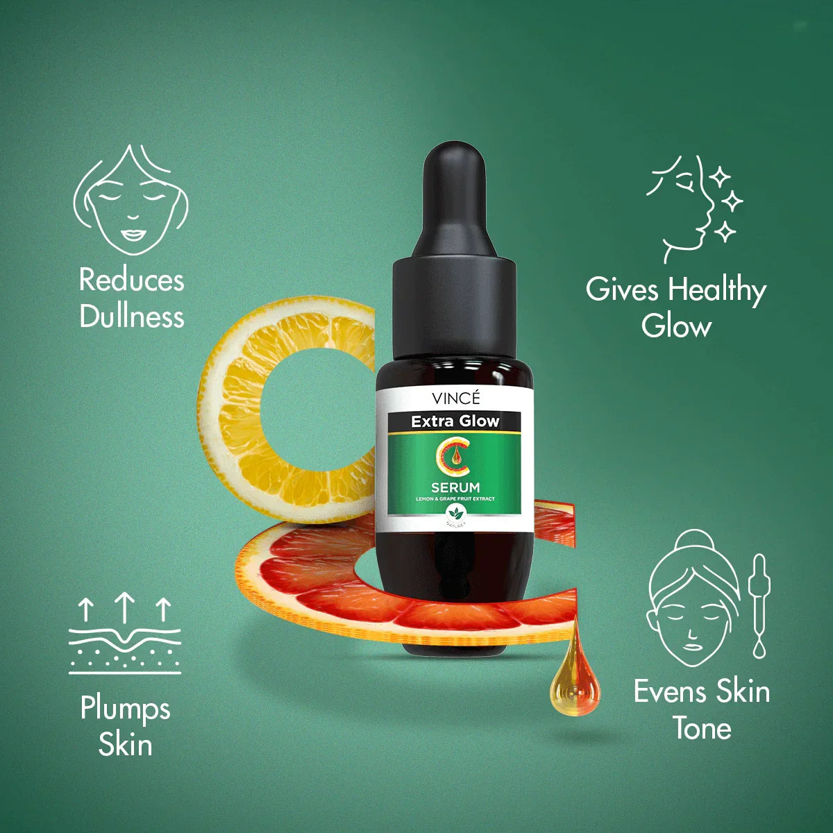 Vince Extra Glow C Serum - 15ml - Buy Online in Pakistan at Cosmia.pk