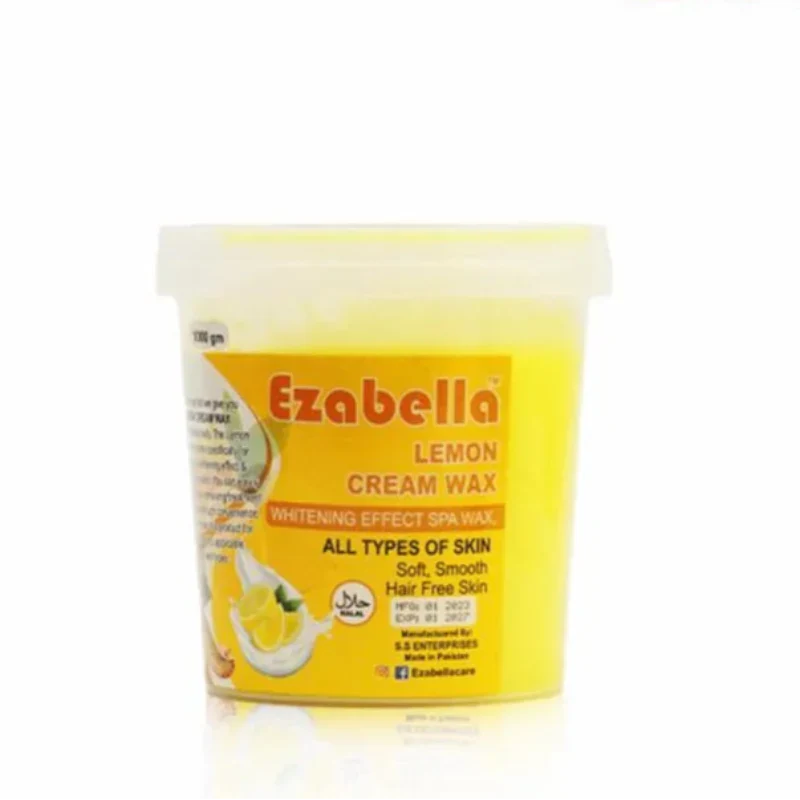 Ezabella Lemon Cream Wax - 1000g - Buy Online in Pakistan at Cosmia.pk