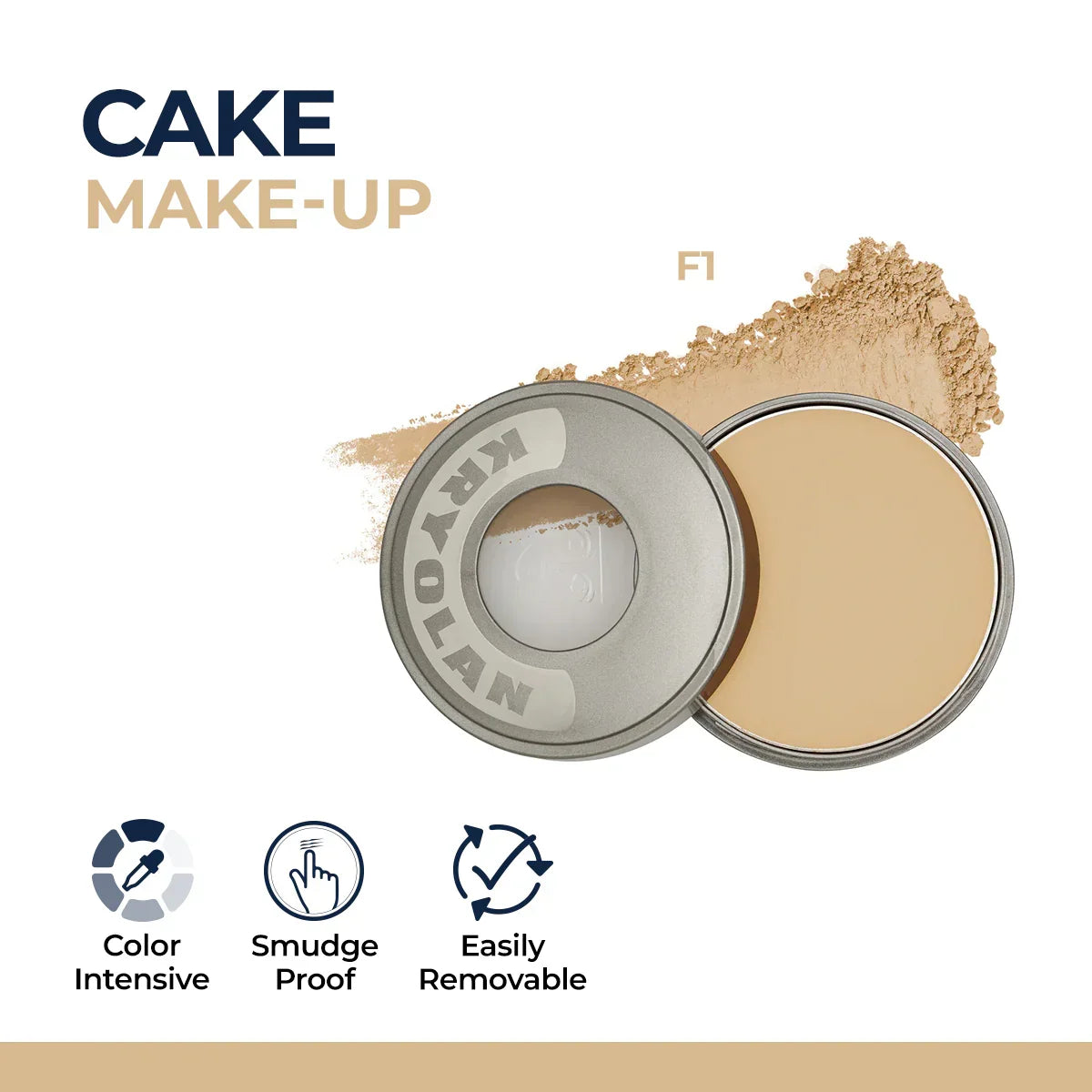 Kryolan Cake Makeup Wet and Dry Foundation and Face Powder - Buy Online in Pakistan at Cosmia.pk