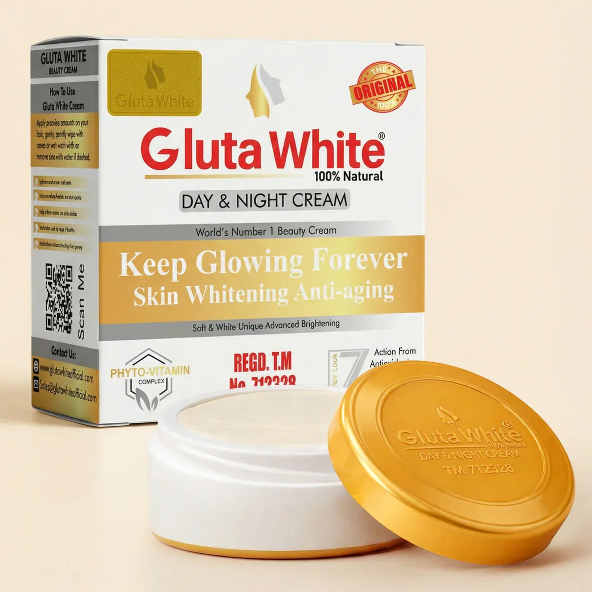 Gluta White Day & Night Cream Dark Spot & Pigmentation Care - 30g - Buy Online in Pakistan at Cosmia.pk