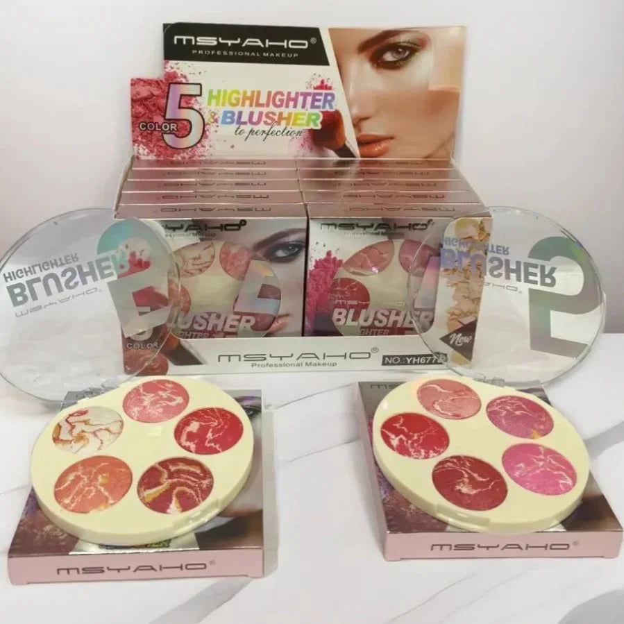 MSYAHO 5 in 1 Terracotta Blusher - Each - Buy Online in Pakistan at Cosmia.pk