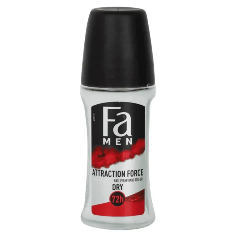FA Men Dry Roll on Attraction Force 72H Protection Antiperspirant - Buy Online in Pakistan at Cosmia.pk