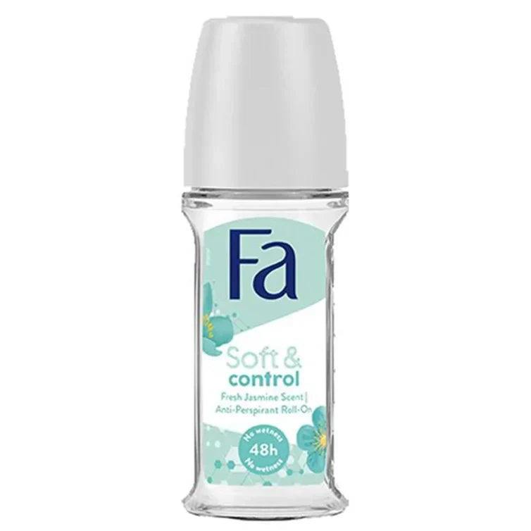FA Roll on Anti-Perspirant Soft & Control Fresh Jasmine Scent - Buy Online in Pakistan at Cosmia.pk