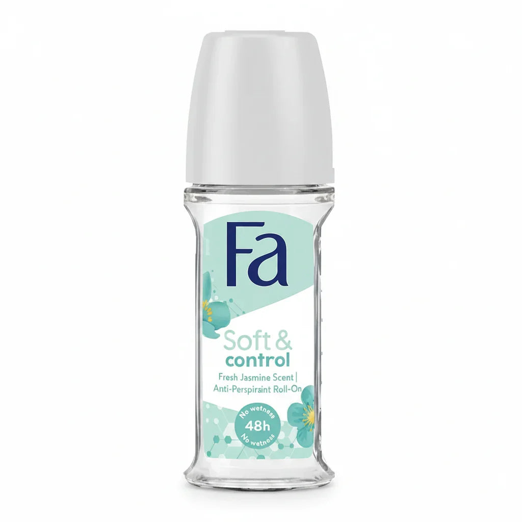 FA Roll on Anti-Perspirant Soft & Control Fresh Jasmine Scent - 50ml - Buy Online in Pakistan at Cosmia.pk