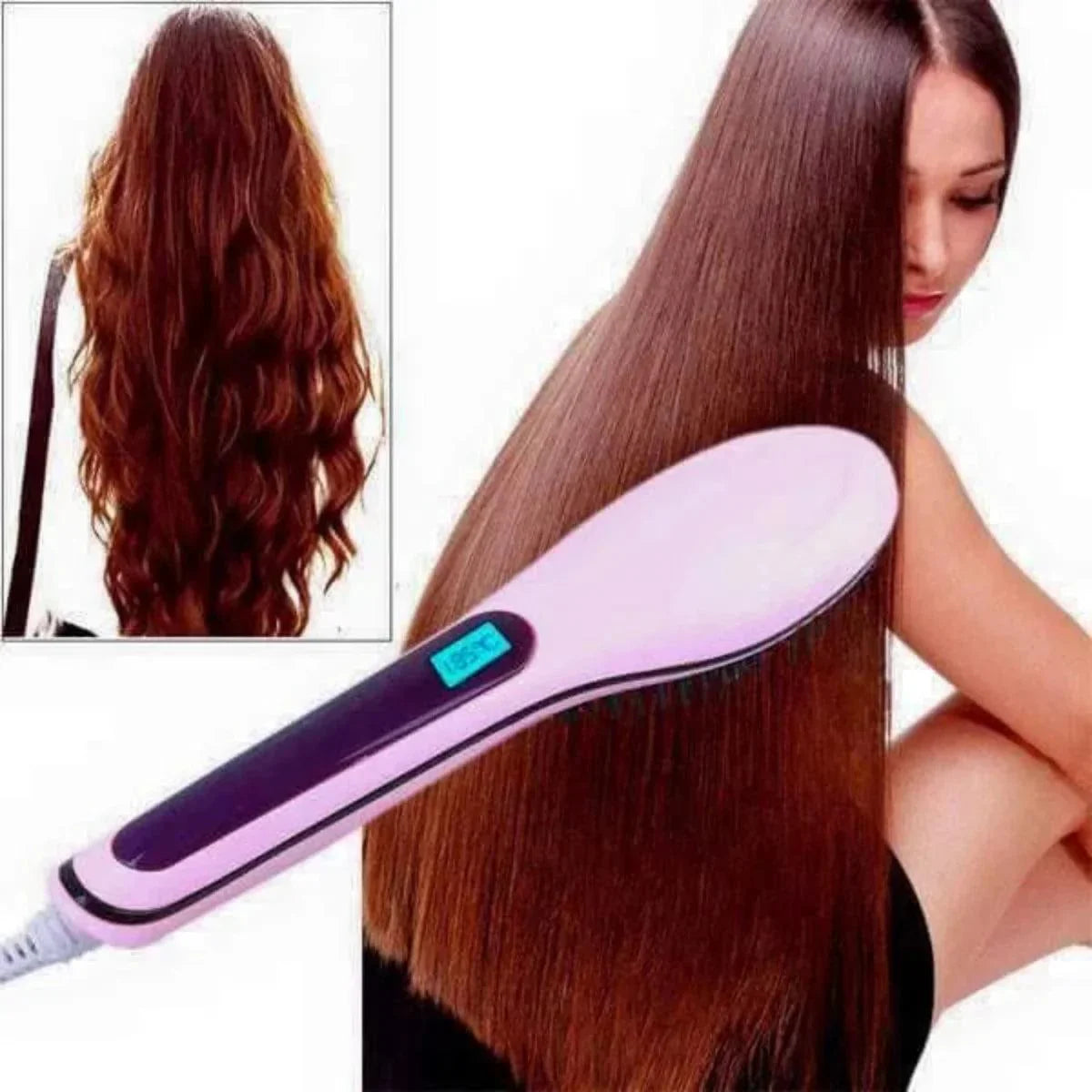 Marske Professional Electric Hair Straightening Brush - Buy Online in Pakistan at Cosmia.pk