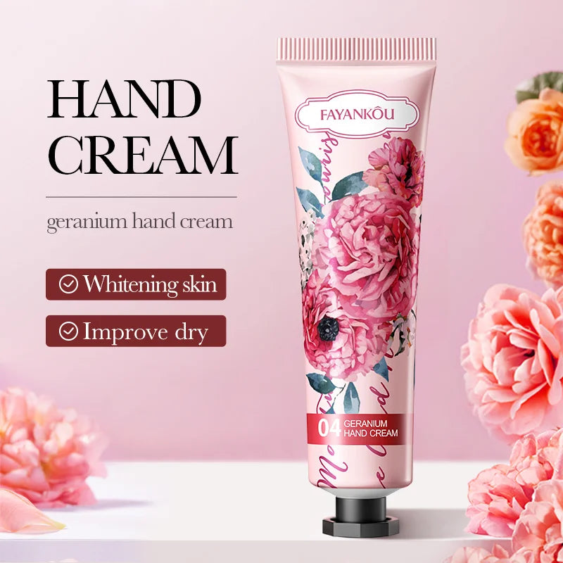FAYANKOU Geranium Hand Cream - 30g - Buy Online in Pakistan at Cosmia.pk