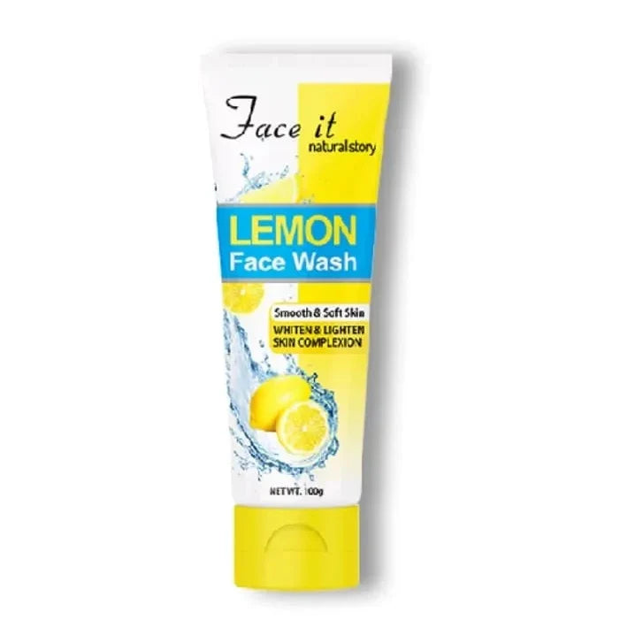 Face it Natural Story Lemon Face Wash 100g - Buy Online in Pakistan at Cosmia.pk