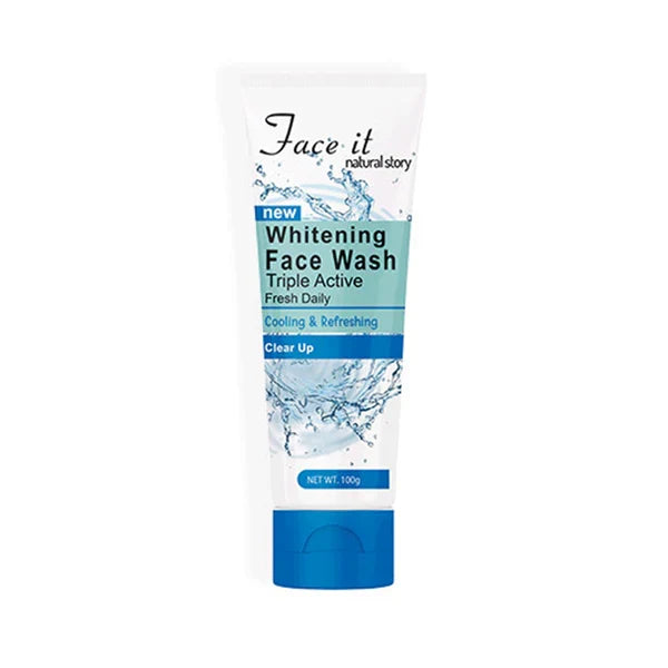 Face it Natural Story New Whitening Triple Active Face Wash 100g - Buy Online in Pakistan at Cosmia.pk