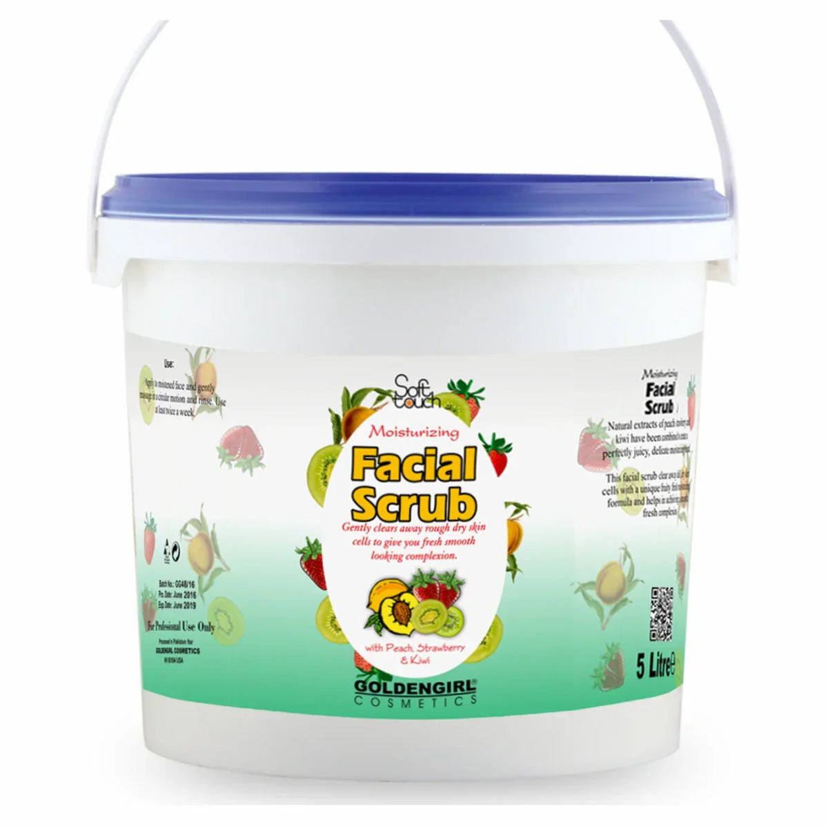 Soft Touch Facial Scrub with Peach, Strawberry, and Kiwi - Buy Online in Pakistan at Cosmia.pk