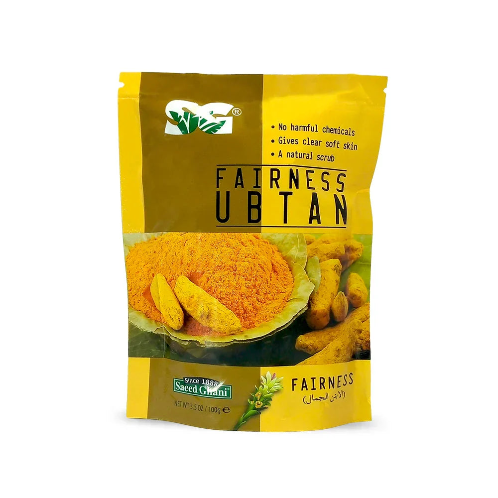 Saeed Ghani Fairness Ubtan – 100gm Pouch - Buy Online in Pakistan at Cosmia.pk