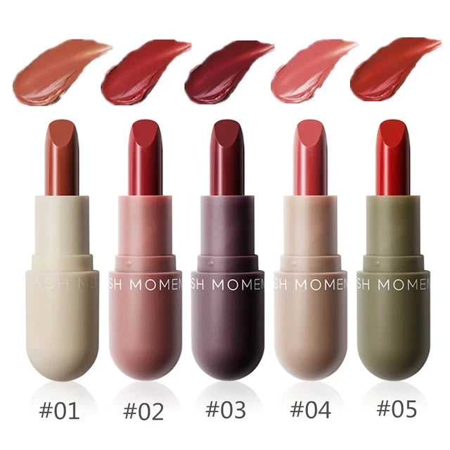 5 color mini capsule matte lipstick set