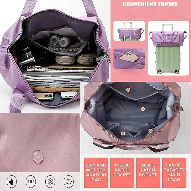 Large Capacity Folding Travel Bag - Buy Online in Pakistan at Cosmia.pk