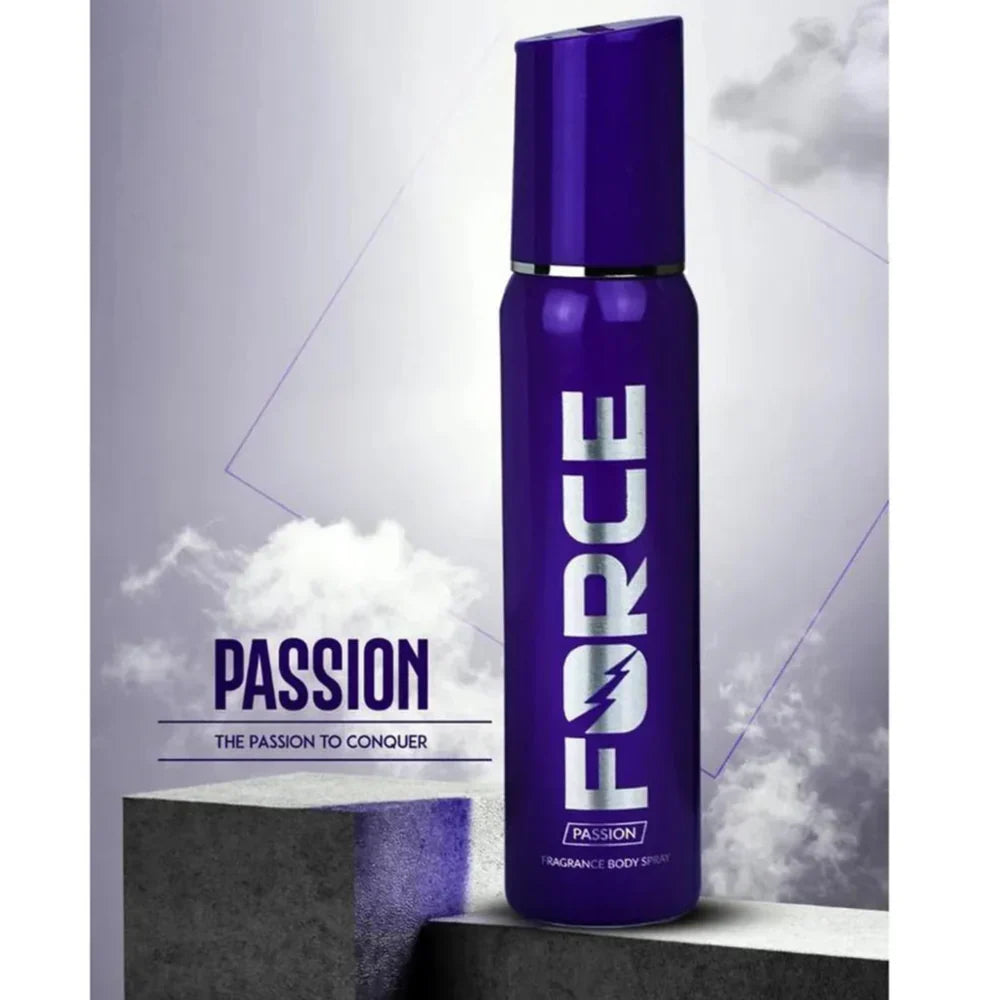 Force Passion Strong Body Spray Deodorant for Men - 120ml - Buy Online in Pakistan at Cosmia.pk