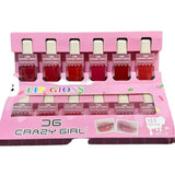 Crazy Girl Waterproof Long Lasting Ice Cream Lip Gloss Pack of 6 - Buy Online in Pakistan at Cosmia.pk