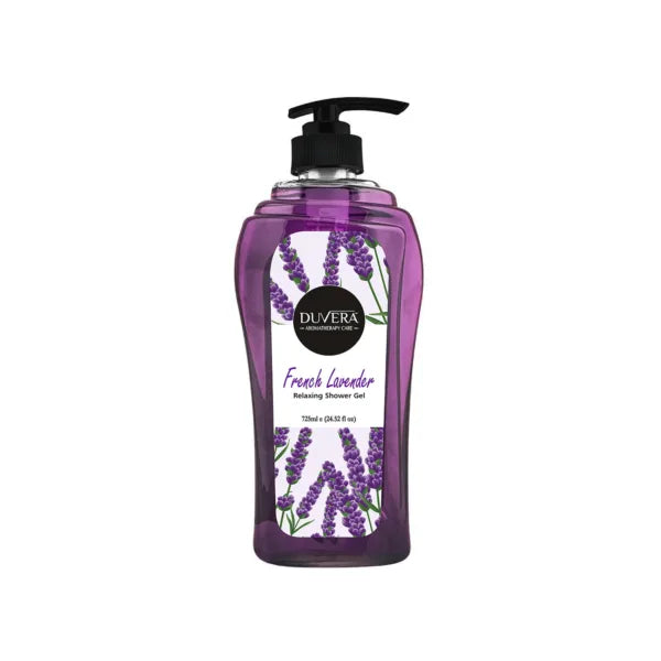 Duvera French Lavender Relaxing Shower Gel - 725ml - Buy Online in Pakistan at Cosmia.pk