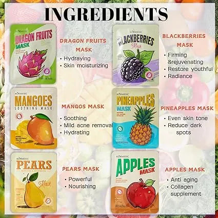 KORMESIC Fruit Overnight Face Mask Each - Buy Online in Pakistan at Cosmia.pk