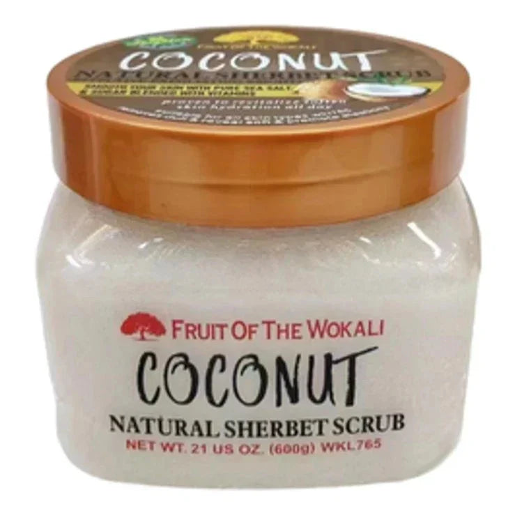 Fruit of the Wokali Coconut Natural Sherbet Scrub - 600g - Buy Online in Pakistan at Cosmia.pk