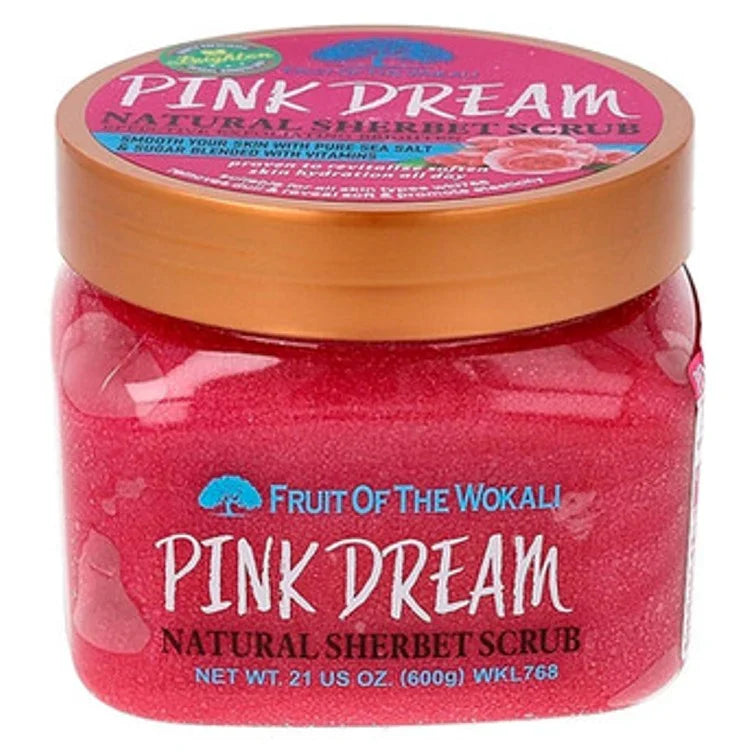 Fruit of the Wokali Pink Dream Natural Sherbet Scrub - 600g - Buy Online in Pakistan at Cosmia.pk