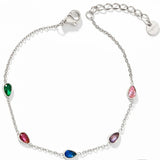 Silver Multi stone Bracelet - Buy Online in Pakistan at Cosmia.pk
