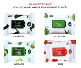 Glamorous Face Cleansing Makeup Remover Wipes 30 Pieces - Buy Online in Pakistan at Cosmia.pk