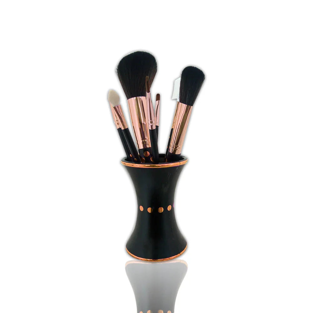 Glamorous Face 8 in 1 Brush Sets Pot Glass - Buy Online in Pakistan at Cosmia.pk