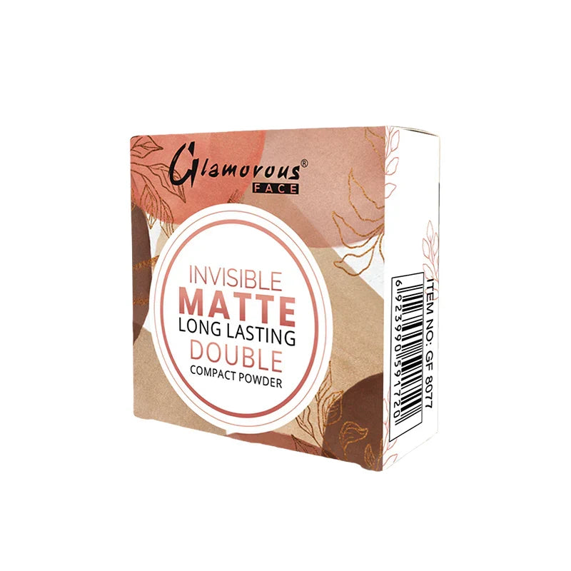 Glamorous Face Invisible Matte Long Lasting Double Compact Powder - Buy Online in Pakistan at Cosmia.pk
