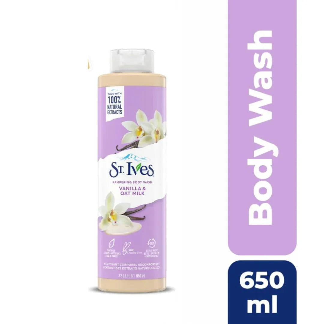 St. Ives Body Wash Vanilla & Oat Milk – 650ml - Buy Online in Pakistan at Cosmia.pk