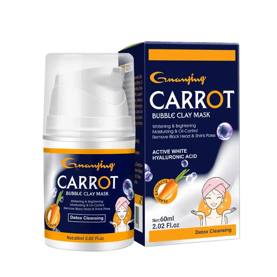 GUANJING Remove Black Head Shrink Pores Clean Skin Carrot Bubble Clay - Buy Online in Pakistan at Cosmia.pk