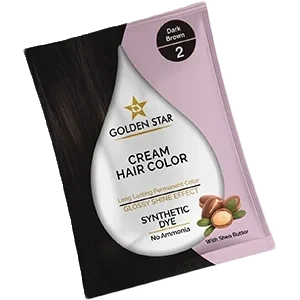 Golden Star Hair Color Dark Brown 20g - Buy Online in Pakistan at Cosmia.pk