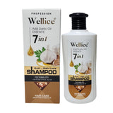 Wellice 7 in 1 Anti - Hair Loss Garlic Hyalruonic Acid & Soothing Frizz Shampoo 400g - Buy Online in Pakistan at Cosmia.pk