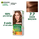 Garnier - Color Naturals Hair Colors - 7.7 Deer Brown - Buy Online in Pakistan at Cosmia.pk