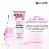 Garnier Sakura Glow Hyaluron Super Whip Foam - 100ml - Buy Online in Pakistan at Cosmia.pk