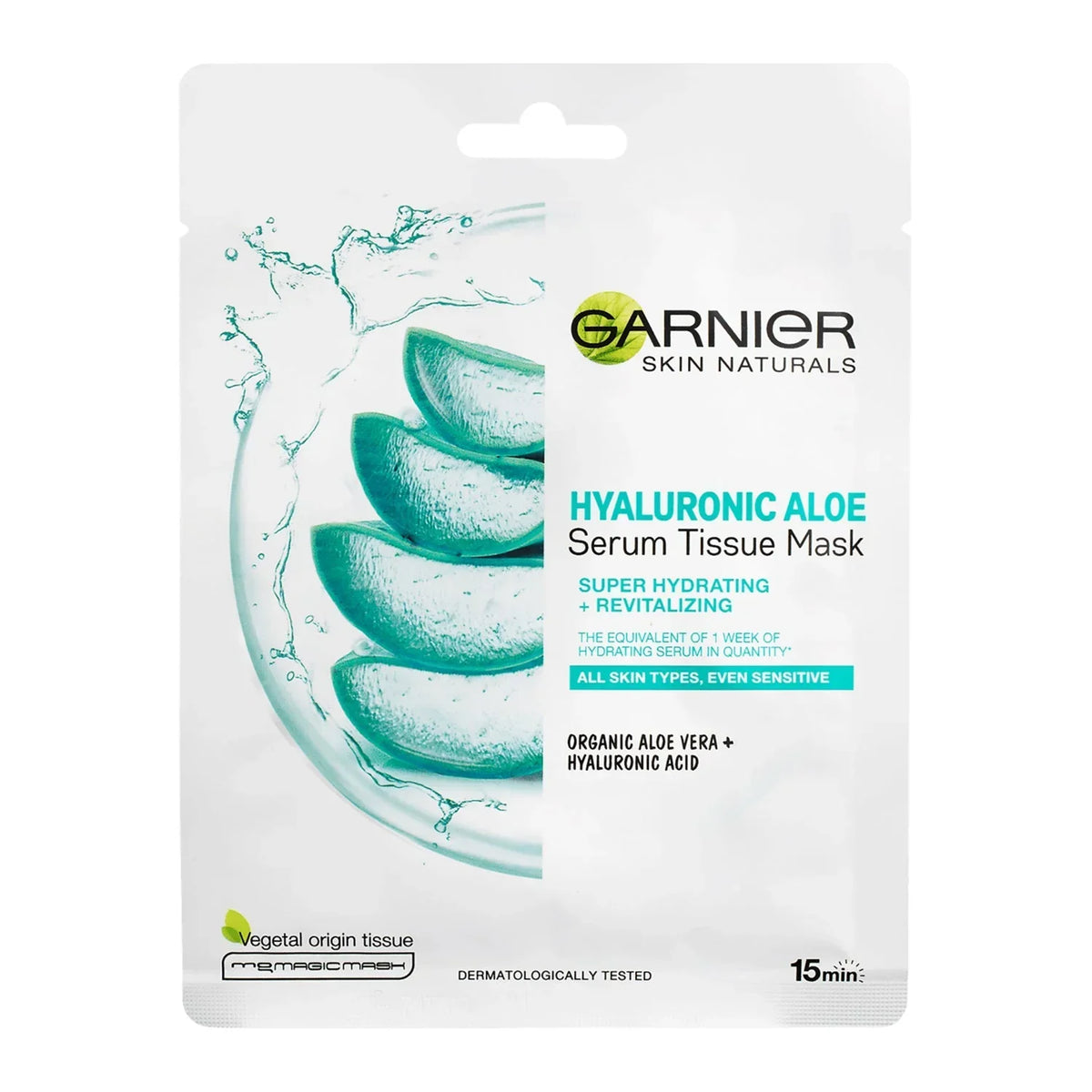 Garnier Hydra Bomb Hyaluronic Aloe Vera Serum Sheet Mask - 28g - Buy Online in Pakistan at Cosmia.pk