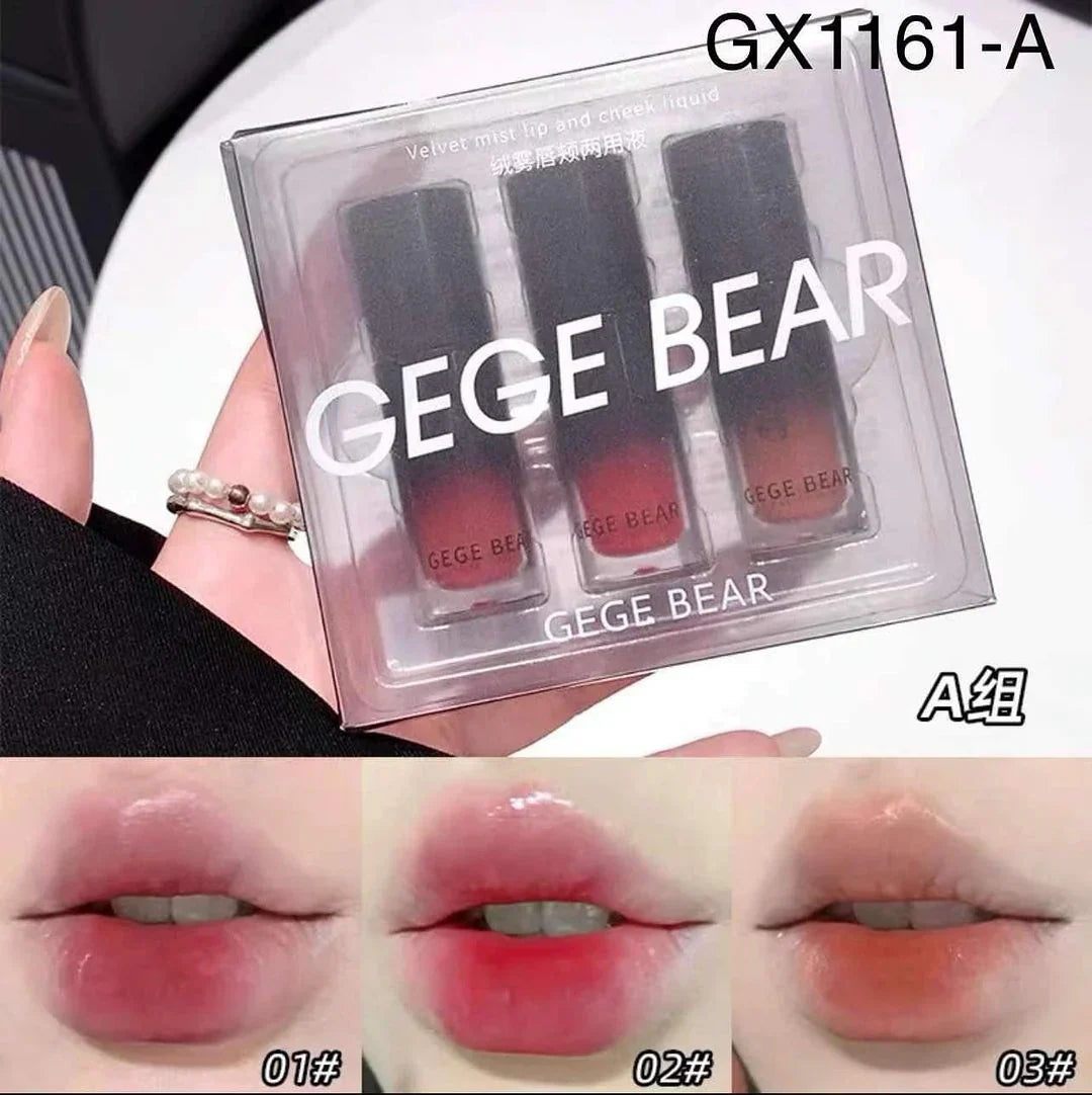 Gege Bear - 2 in 1 Moisturizing Velvert Mist Lip & Cheek And Liquid - Buy Online in Pakistan at Cosmia.pk