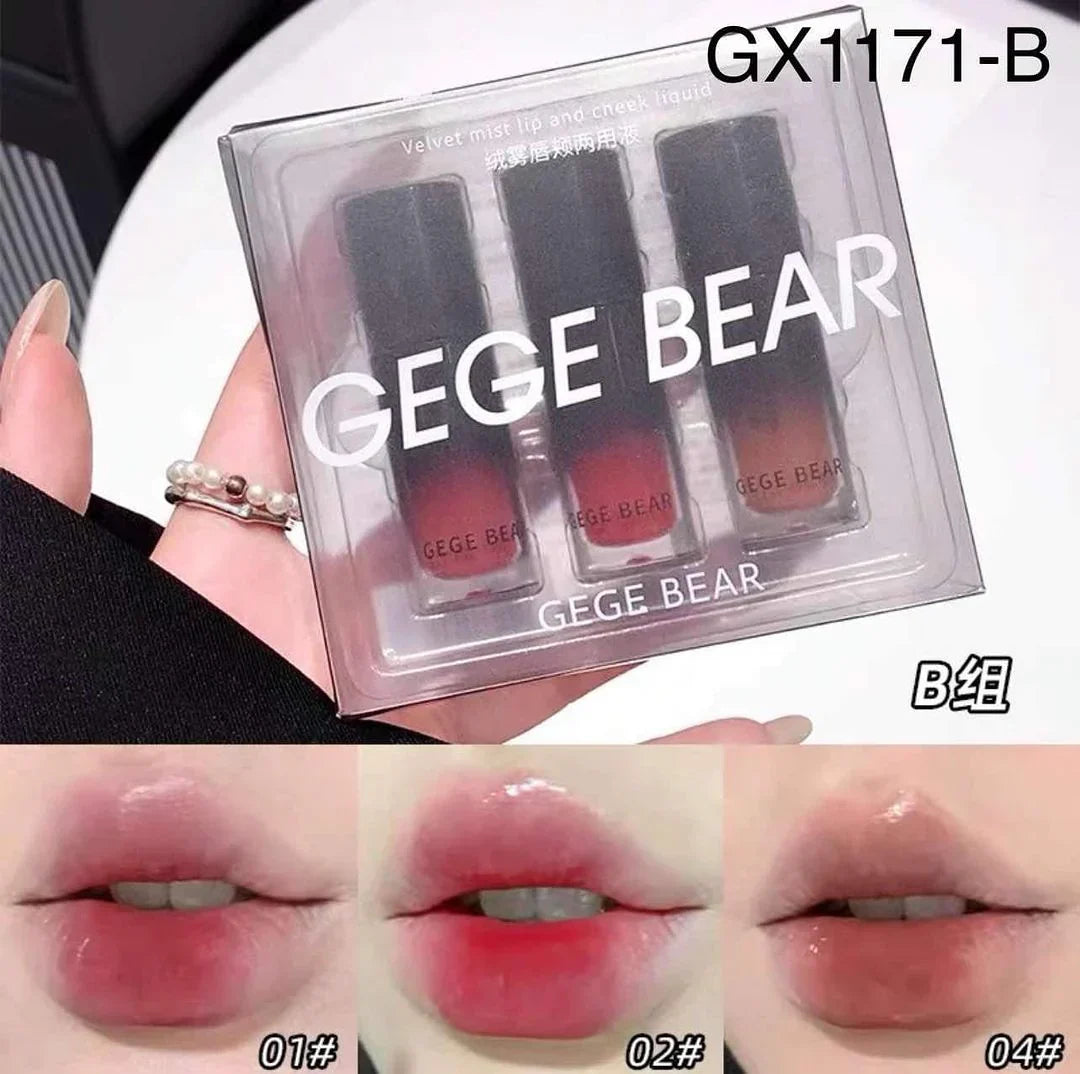 Gege Bear - 2 in 1 Moisturizing Velvert Mist Lip & Cheek And Liquid - Buy Online in Pakistan at Cosmia.pk