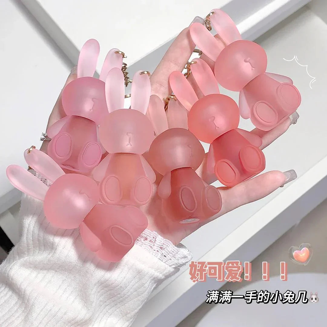 Gege Bear Cute Rabbit Velvet Lip Mud keychain style - Buy Online in Pakistan at Cosmia.pk