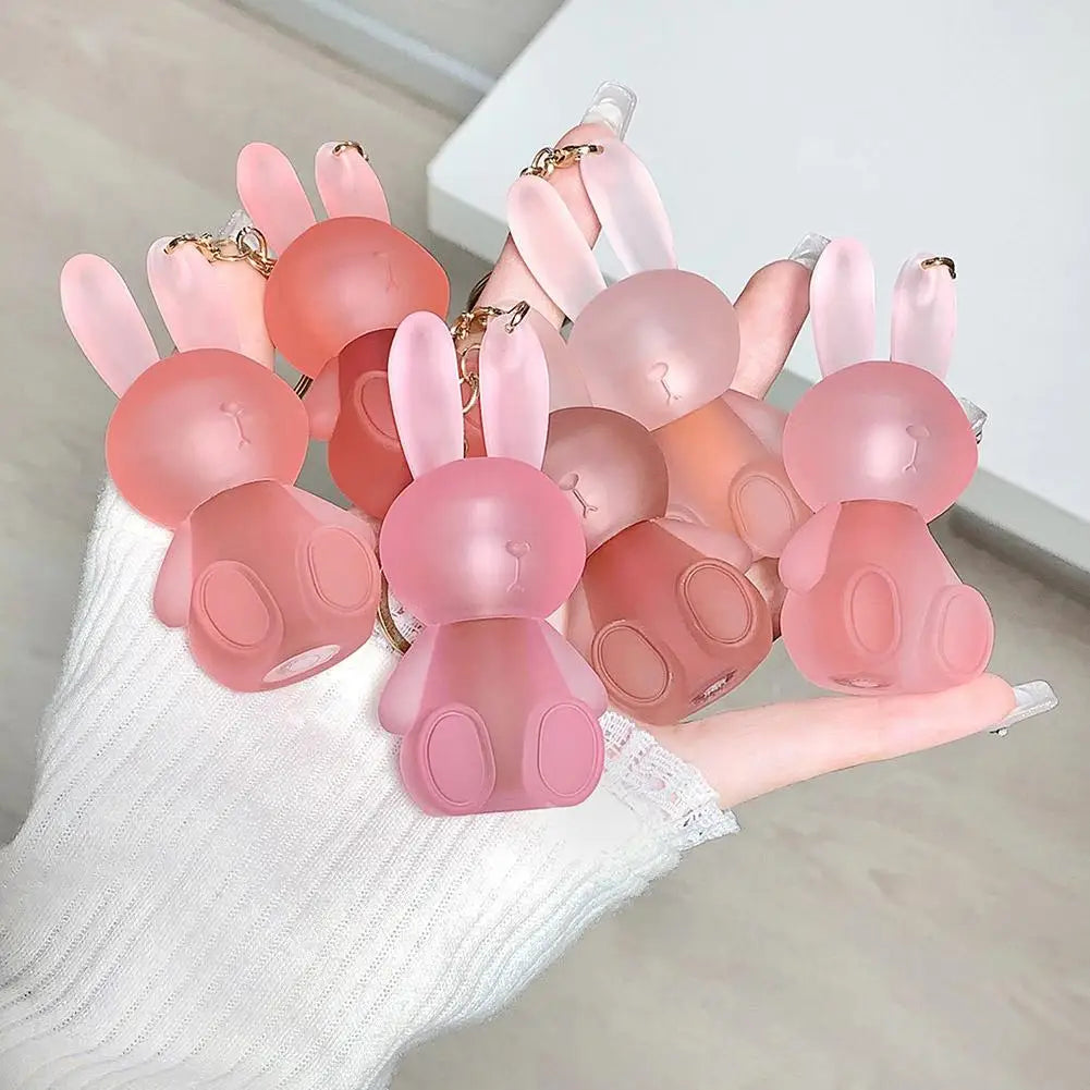 Gege Bear Cute Rabbit Velvet Lip Mud keychain style - Buy Online in Pakistan at Cosmia.pk