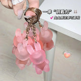 Gege Bear Cute Rabbit Velvet Lip Mud keychain style - Buy Online in Pakistan at Cosmia.pk