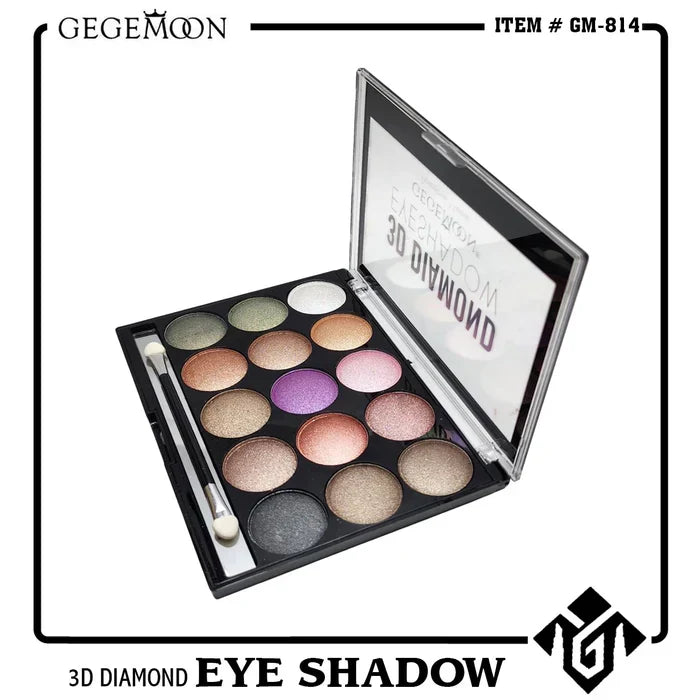 Gegemoon 15 Color 3D Diamond Eyeshadow - Buy Online in Pakistan at Cosmia.pk