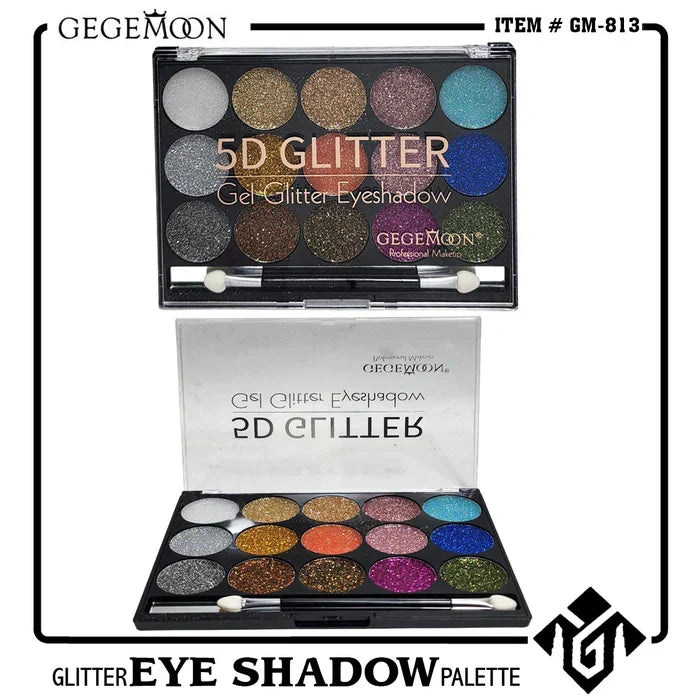 Gegemoon 5D Gel Glitter Eyeshadow 15 Colors - Buy Online in Pakistan at Cosmia.pk